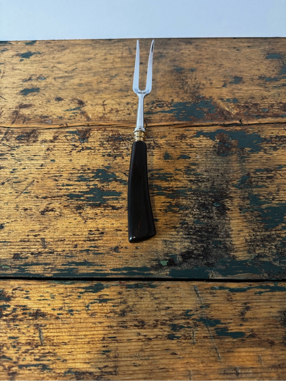 Classic Black Carving Fork with Bakelite Handle